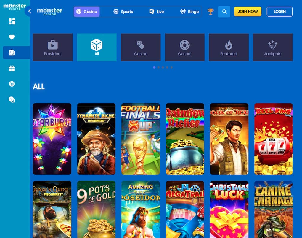 Monster - Online Casinos UK